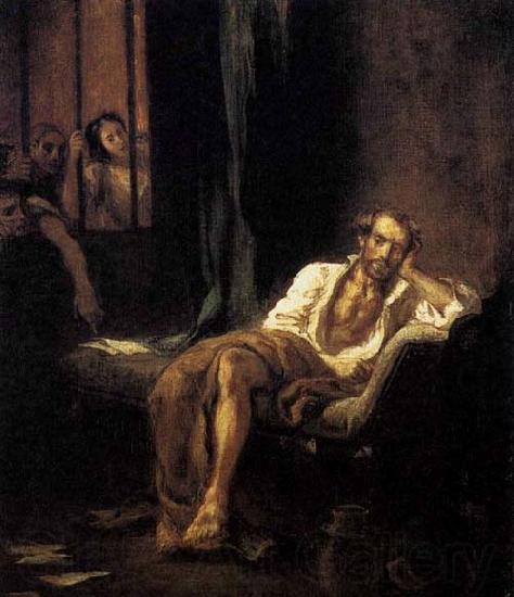 Eugene Delacroix Tasso in the Madhouse